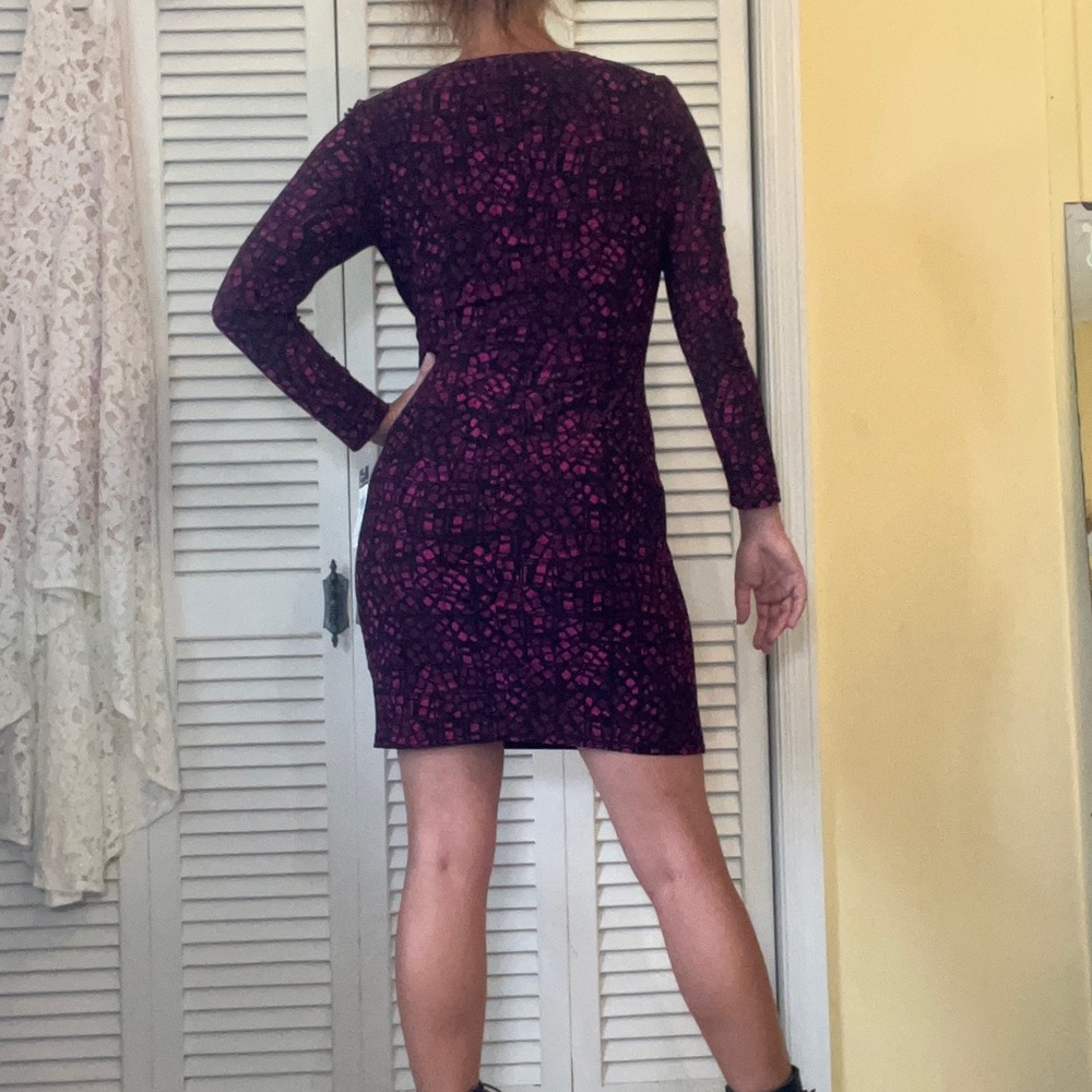 Chaps Faux Wrap Business Casual or Cocktail Dress Size MP - Picture 7 of 17